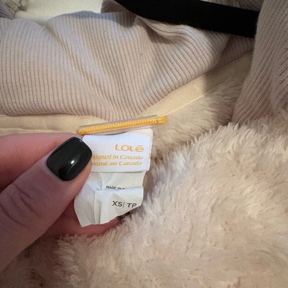 Lole Cream Fuzzy Sweater - Picture 3 of 4